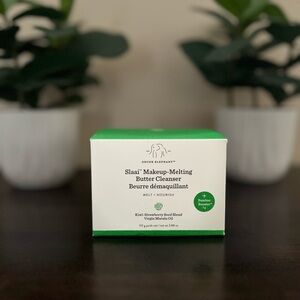 Drunk Elephant Slaai Makeup-Melting Butter Cleanser - Green and White